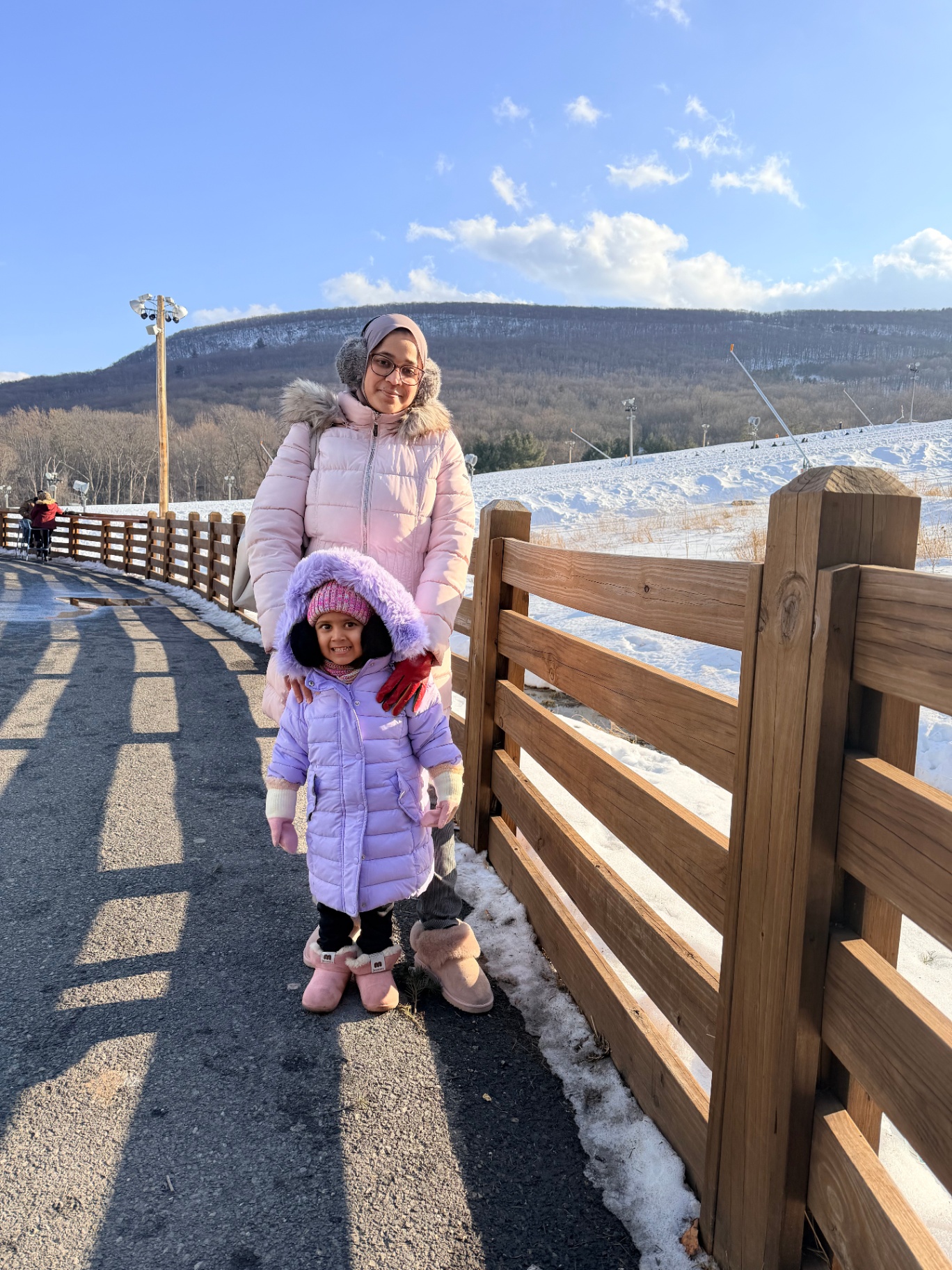 Faatiha with family in winter